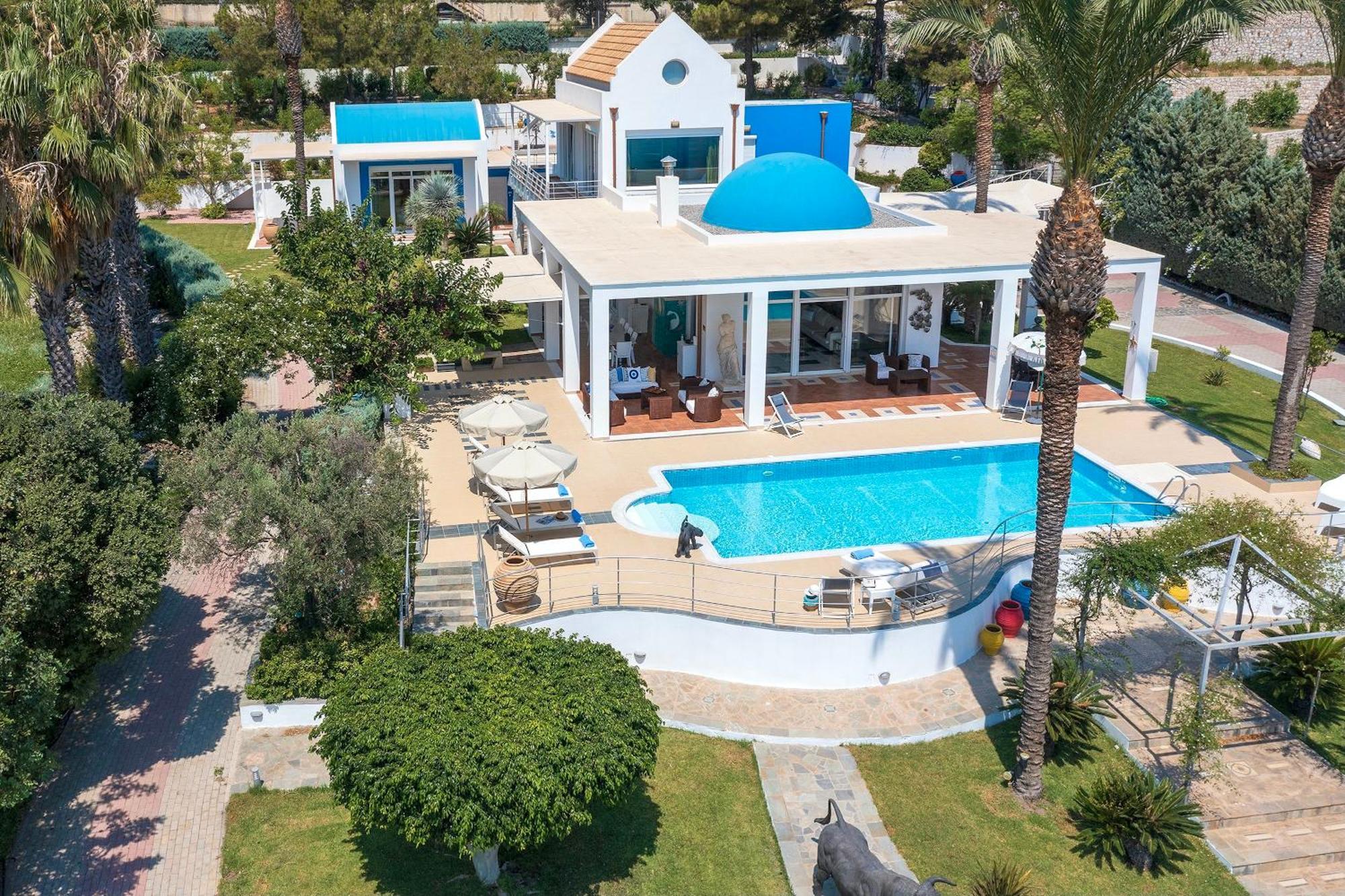 Grande Dame Villa Of Rhodes Asgourou Extérieur photo